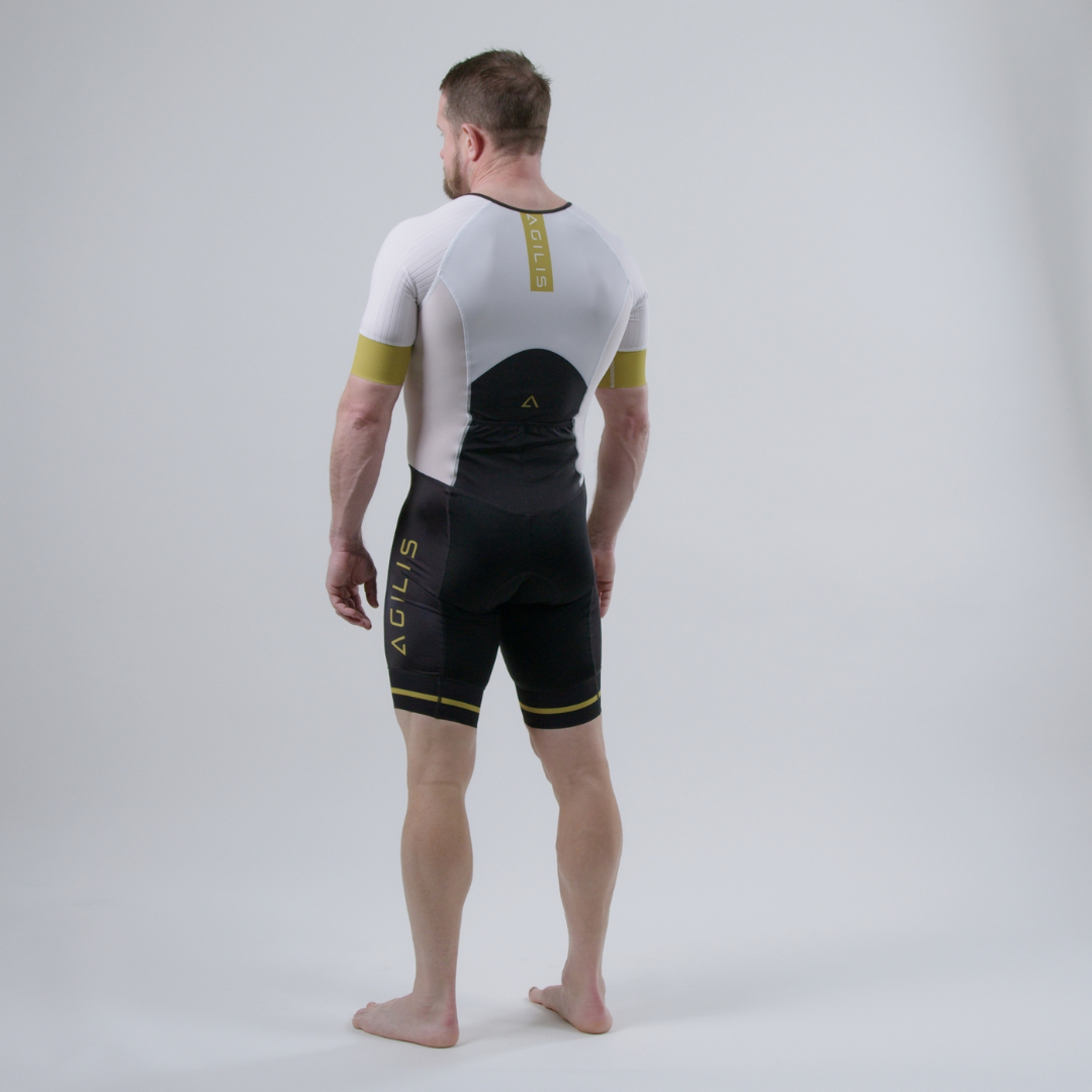 Men's White Trisuit